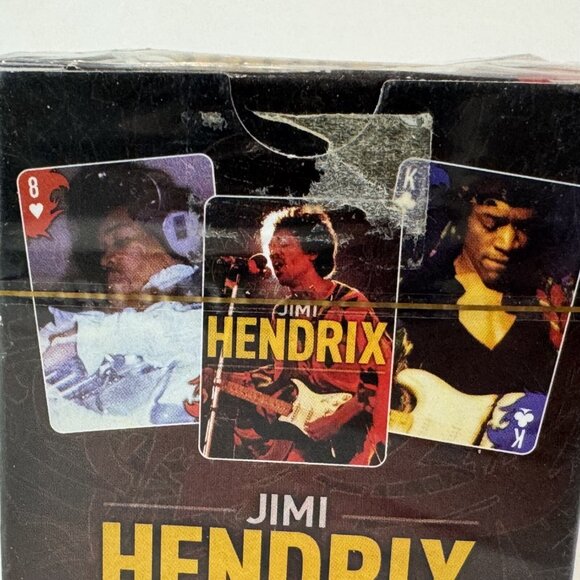 New 2009 Jimi Hendrix Playing Cards Sealed Standard Size Deck - Picture 5 of 5